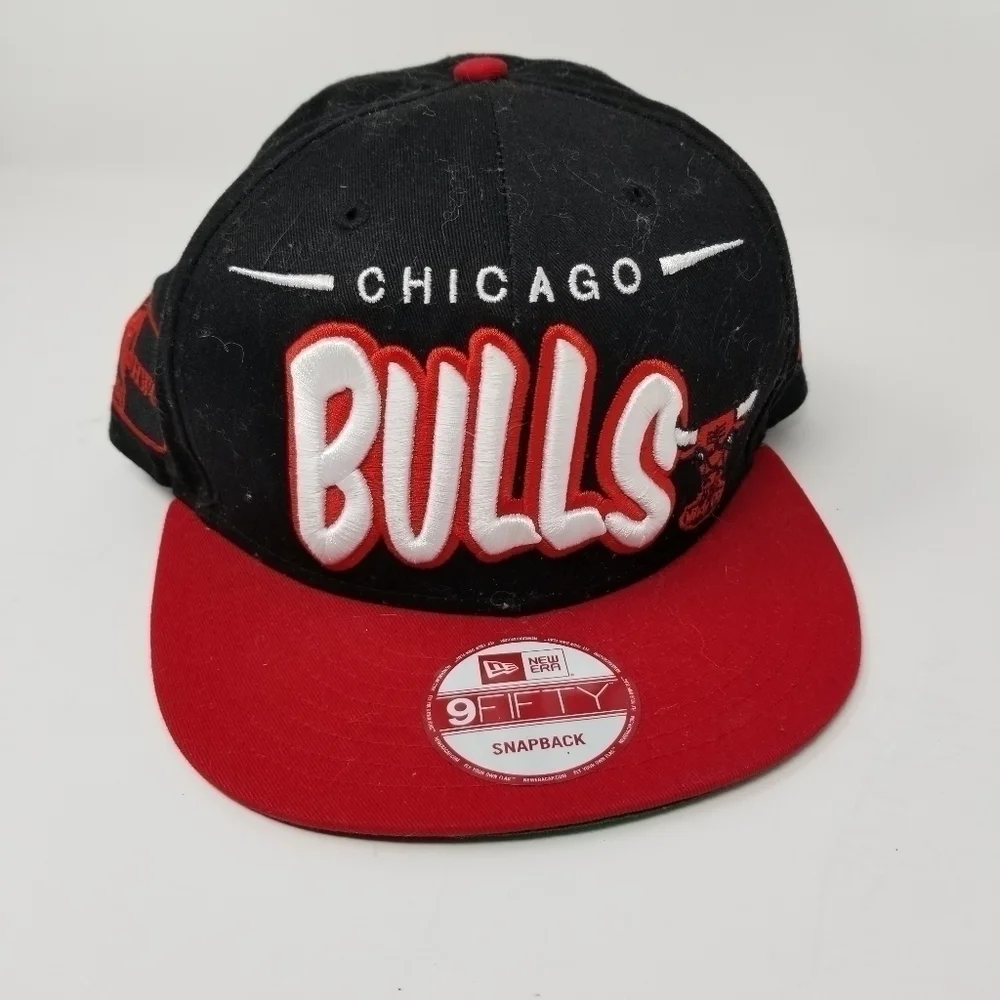 Chicago Bulls New Era 9Fifty Snapback Hat Embroidered Hardwood Classics